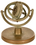 Gyroscope On Brass Stand