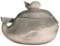 Whale With Whale Finial Cookie Jar