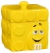 Yellow M&M Box Cookie Jar