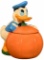 Donald Duck on Pumpkin Cookie Jar
