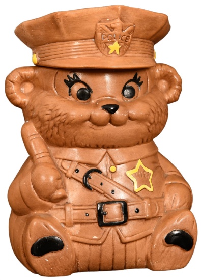 Sheriff Bear Cookie Jar