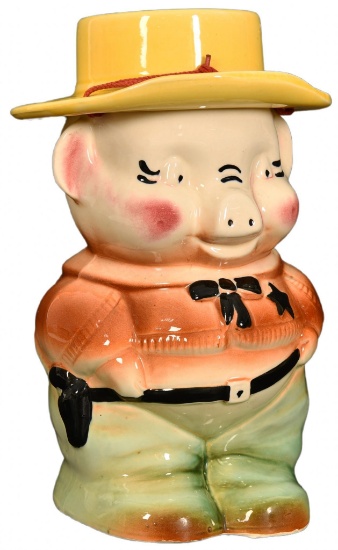 Sheriff Pig Cookie Jar