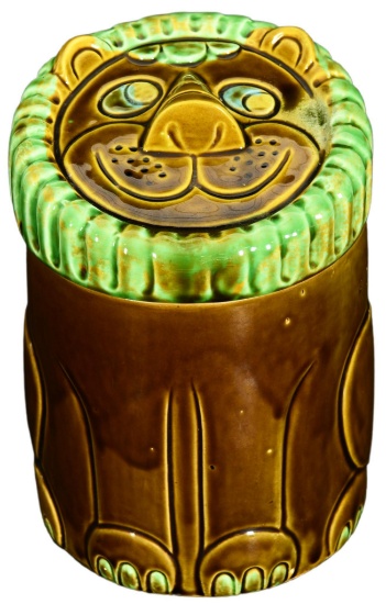 Stylized Lion Cookie Jar