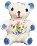 Bear with Flowers Cookie Jar