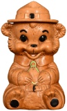 Ranger Bear Cookie Jar