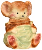 Teddy Bear with Apron Cookie Jar