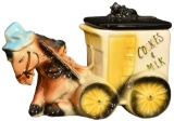 Horse & Carriage/ Cookies & Milk Cookie Jar