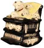 Dalmatians in Rocking Chair Cookie Jar