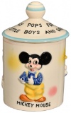 Disney Lolly Pops for Girls and Boys Cookie Jar Blue Lid