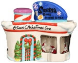 Santa's Diner Cookie Jar