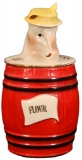 Flour Jar with Horse Head