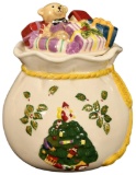 Christmas Tree Pot Cookie Jar