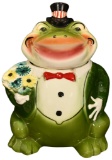 Froggy Goes A Courting Cookie Jar