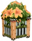 Flower Box Cookie Jar