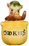 Kitty on Haystack Cookie Jar