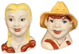 Boy and Girl Salt and Pepper Shakers