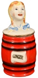 Ginger Jar with Girl Head