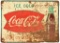 Ice Cold Coca Cola Fishtail Sign