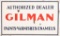 Authorized Gilman Paints Sign
