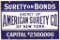 American Surety Co. Sign
