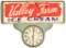 Valley Farm Ice Cream Lighted Clock
