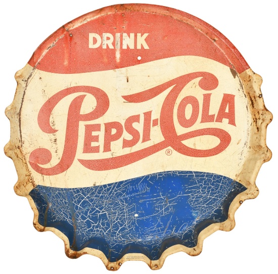 Pepsi Cola 3d Bottle Cap Sign