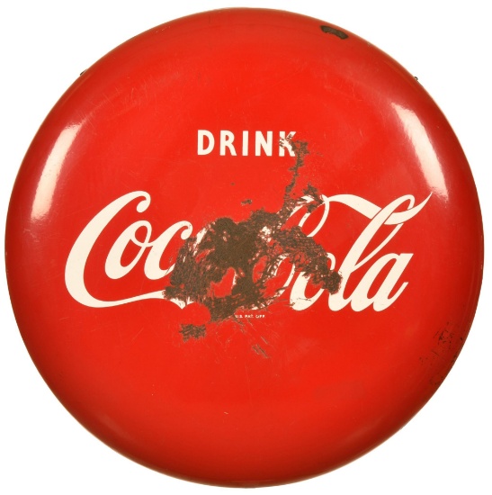 Drink Coca Cola Porcelain Button