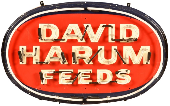 David Harum Feeds Neon Sign