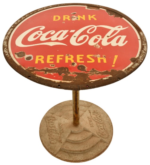 Drink Coca Cola Curb Sign Table