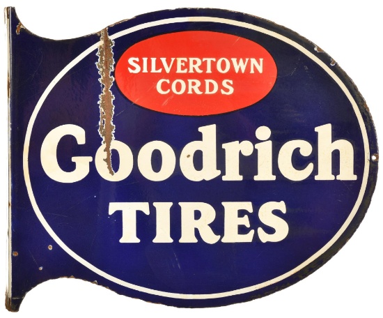 Goodrich Silvertown Cords Tires Flange Sign