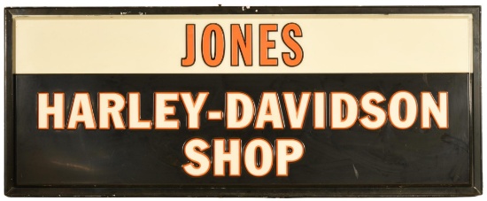 Jones Harley-davidson Shop Lighted Sign