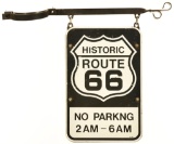 Historic Route 66 No Parking Sign