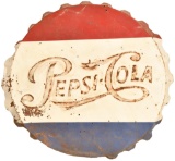 Large 3-d Pepsi Bottle Cap Sign