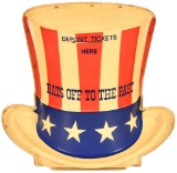 Uncle Sam Deposit Tickets Here 3-d Hat