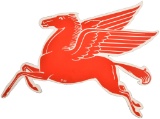 Die Cut Mobil Pegasus Reproduction Sign