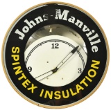 Johns Manville Lighted Clock