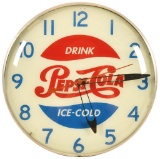 Drink Pepsi Lighted Clock