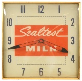 Sealtest Milk Lighted Pam Clock