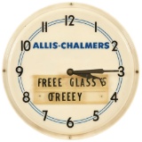 Npi Allis Chalmers Lighted Clock