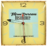 Farm Bureau Insurance Lighted Pam Clock