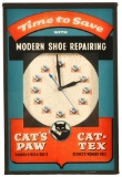 Cat's Paw Cat-tex Lighted Clock