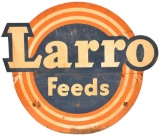 Larro Feeds Die Cut Sign