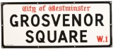 City Of Westminster Grosvenor Square Sign