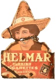 Helmar Cigarettes Die Cut Flange Sign