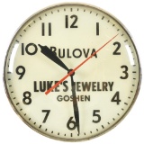 Bulova Luke's Jewelry Goshen Lighted Clock