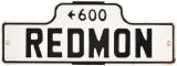 600 Redmon Street Sign