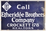 Etheridge Brothers Realtors Sign