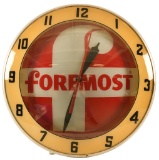 Foremost Dairy Double Bubble Clock