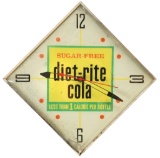 Diet Rite Cola Lighted Clock