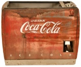 Coca Cola Embossed Chest Cooler